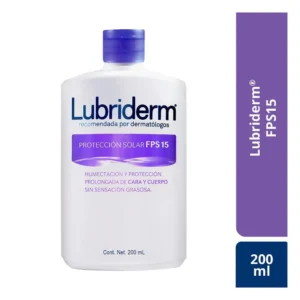 LUBRIDERM UV SPF 15 - FCO x 200 ML (MORADA)