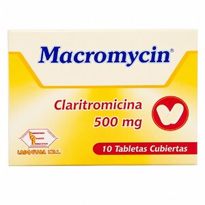 MACROMYCIN 500 MG - CAJA x 10 TAB