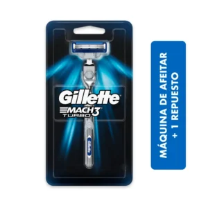 MAQUINA DE AFEITAR GILLETTE MACH 3 TURBO x 1 UND