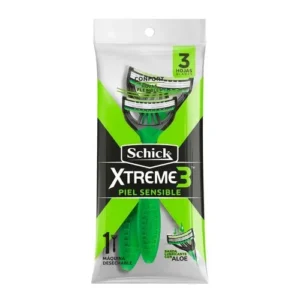 MAQUINA DE AFEITAR SCHICK EXTREME 3 VERDE