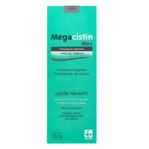 MEGACISTIN MAX LOCION CAPILAR ANTICAIDA SPRAY - FCO x 120 ML