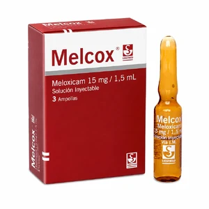 MELCOX 15 MG/1.5 ML SLN INY - CAJA x 3 AMP