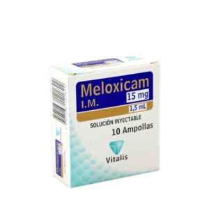 MELOXICAM 15 MG/1.5 ML SLN INY - CAJA x 10 AMP