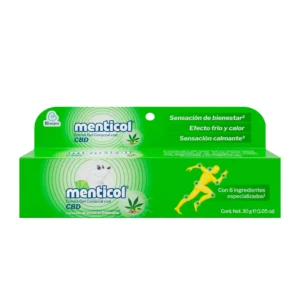 MENTICOL CREMA GEL CORPORAL CON CANNABIS Y CBD SENSACION CALMANTE CREMA/GEL TOP. - TUBO x 30 GR