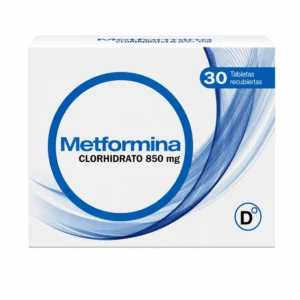 METFORMINA CLORHIDRATO 850 MG - CAJA x 30 TAB. REC.