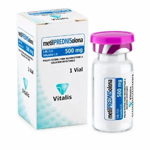 METILPREDNISOLONA 500 MG POLVO INY - CAJA x 1 FCO VIAL