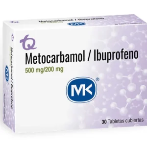 METOCARBAMOL 500 MG + IBUPROFENO 200 MG - CAJA x 30 TAB