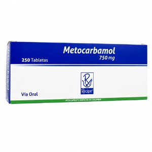 METOCARBAMOL 750 MG - CAJA x 250 TAB