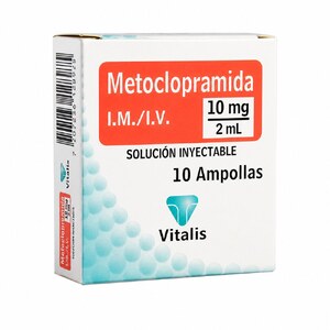 METOCLOPRAMIDA 10 MG/2 ML SLN INY - CAJA x 10 AMP