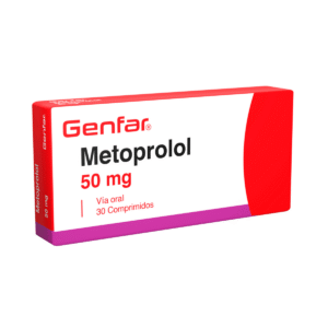 METOPROLOL TARTRATO 50 MG - CAJA x 30 TAB