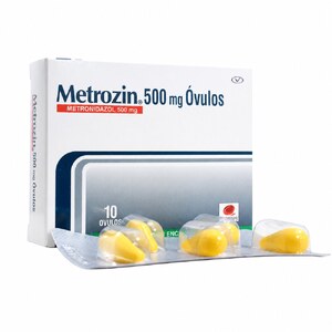 METROZIN 500 MG - CAJA x 10 OVULOS