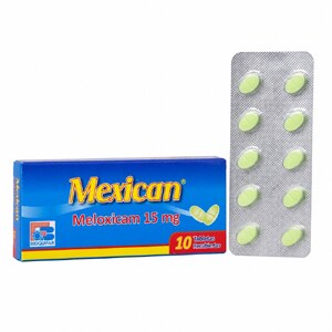 MEXICAN 15 MG - CAJA x 10 TAB