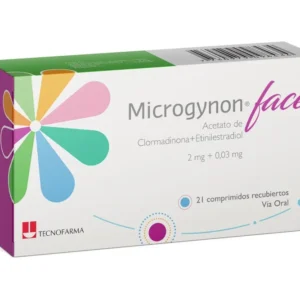 MICROGYNON FACE 2 MG/0.03 MG - CAJA x 21 COMP. REC.