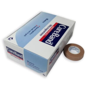 MICROPORO CUREBAND PIEL 1/2` x 10 YDAS - CAJA x 24 ROLLOS