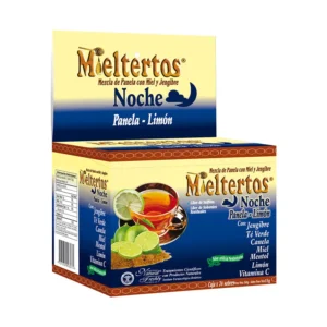 MIELTERTOS GRIPA NOCHE PANELA - LIMÓN - CAJA x 24 SOB x 15 GR