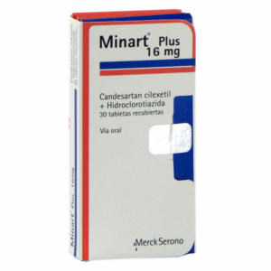 MINART 16 MG - CAJA x 30 TABLETAS