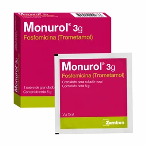 MONURIL 3 GR GRANULADO - CAJA x 1 SOB x 8 GR C/U