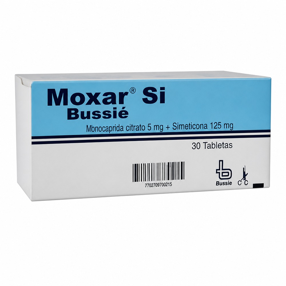 MOXAR SI 5 MG/125 MG - CAJA x 30 TAB