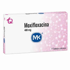 MOXIFLOXACINA 400 MG - CAJA x 7 TAB RECU