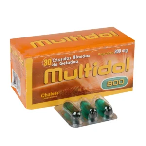 MULTIDOL 800MG CX30 CAP BLANDAS(IBUPROFENO 800MG)(CHALVER)