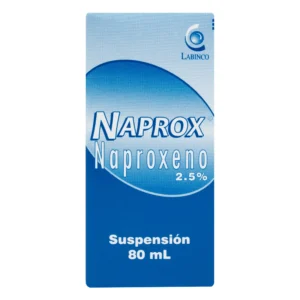 NAPROX 2.5% (125 GR/5 ML ) SUSP. ORAL - FCO x 80 ML