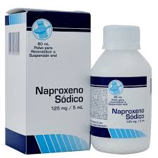 NAPROXENO 125 MG/5 ML POLVO PARA SUSP ORAL - FCO x 80 ML