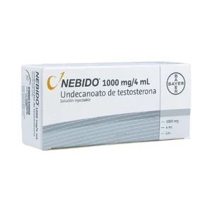 NEBIDO 1000 MG/4 ML SLN INY - CAJA x 1 AMP