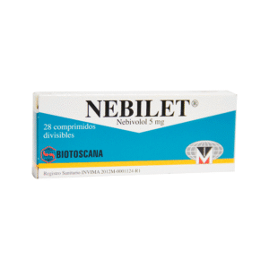 NEBILET 5 MG - CAJA x 28 COMP