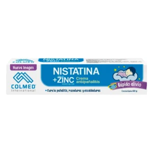 NISTATINA + OXIDO DE ZINC CREMA ANTIPAÑALITIS - TUBO x 60 GR
