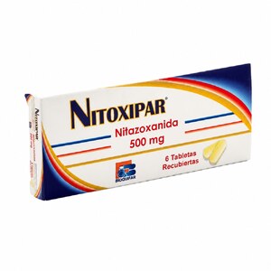 NITOXIPAR 500 MG - CAJA x 6 TAB REC