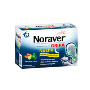 NORAVER GRIPA BEBIDA CALIENTE PANELA - CAJA x 24 SOBRES (LAB MK)