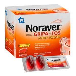 NORAVER GRIPA-TOS FAST TOTAL - CAJA x 60 CAPSULAS