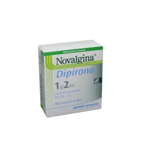 NOVALGINA 1 GR/2 ML SLN INY - CAJA x 10 AMP