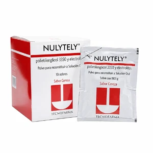 NULYTELY 105 GR POLVO PARA SLN ORAL - CAJA x 10 SOB. SABOR CEREZA