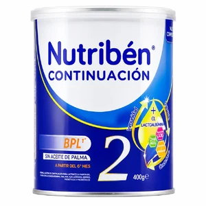 NUTRIBEN CONTINUACION 2 (A PARTIR DEL 6° MES) - LATA x 400 GR