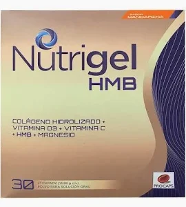 NUTRIGEL HMB POLVO PARA RECONST A SNL ORAL - CAJA x 30 STICKPACK DE 14,88g C/U SABOR NEUTRO