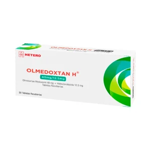 OLMEDOXTAN H 40 MG + 12.5 MG - CAJA x 30 TAB