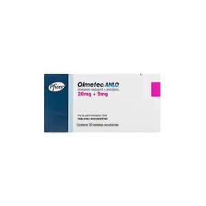 OLMETEC ANLO 20 MG/5 MG - CAJA x 30 TAB
