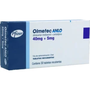 OLMETEC ANLO 40 MG/5 MG - CAJA x 30 TAB