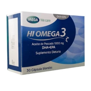OMEGA 3 ACEITE DE PESCADO 1000 MG DHA + EPA - CAJA x 30 CAP BLANDAS