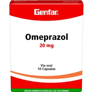 OMEPRAZOL 20 MG - CAJA x 10 CAP