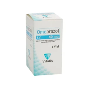 OMEPRAZOL 40 MG/1.5 ML POLVO LIOFIL. P/SLN E INFUSION INY - CAJA x 1 FCO VIAL