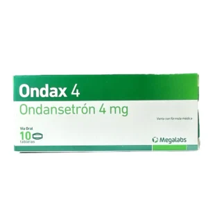 ONDAX 4 MG - CAJA x 10 TAB