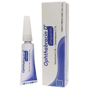 OPHTHABRACIN D 0.3% + 0.1% UNG OFT - TUBO x 3.5 GR