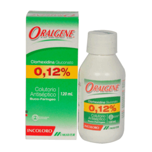 ORALGENE 0.12% COLUT. ANTISEP. BUCOFARINGEO FCO x 120 ML (CLORHEXIDINA)