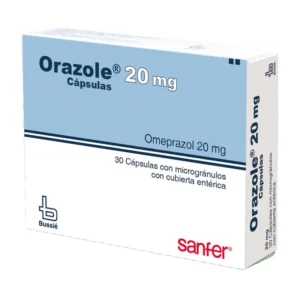 ORAZOLE 20 MG - CAJA x 30 CAP