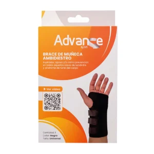 ORTOPEDIDO BRACE DE MUÑECA ADVANCE TALLA UNICA - CAJA x 1 UND