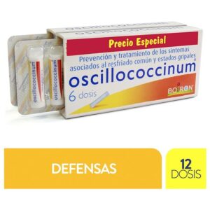 OSCILLOCOCCINUM 1G - CAJA x 6 TUBOS - PREPACK x 12 DOSIS OFERTA ESPECIAL