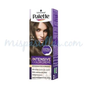 PALETTE 6-0 RUBIO OSCURO INTENSIVE COLOR CREAM EXTRA CUIDADO - TUBO x 50 GR + 2 LOCIONES REVELADORAS + GUANTES