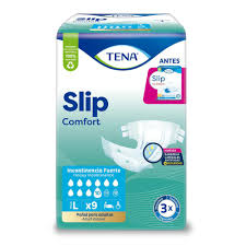 PAÑAL TENA SLIP CLASICO TALLA L - PQTE x 9 UND